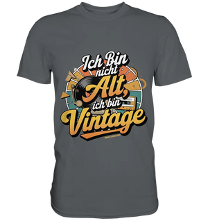 Ich bin nicht Alt, ich bin Vintage – Retro-Statement - Premium Shirt Bright Lights Arts