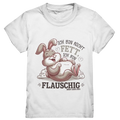Ich bin nicht fett ich bin flauschig Hase - Kids Premium Shirt Bright Lights Arts