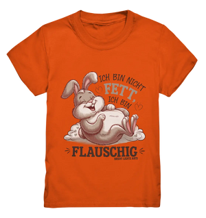 Ich bin nicht fett ich bin flauschig Hase - Kids Premium Shirt Bright Lights Arts