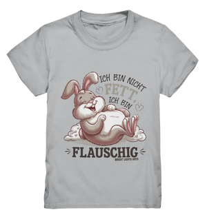 Ich bin nicht fett ich bin flauschig Hase - Kids Premium Shirt Bright Lights Arts