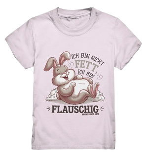 Ich bin nicht fett ich bin flauschig Hase - Kids Premium Shirt Bright Lights Arts