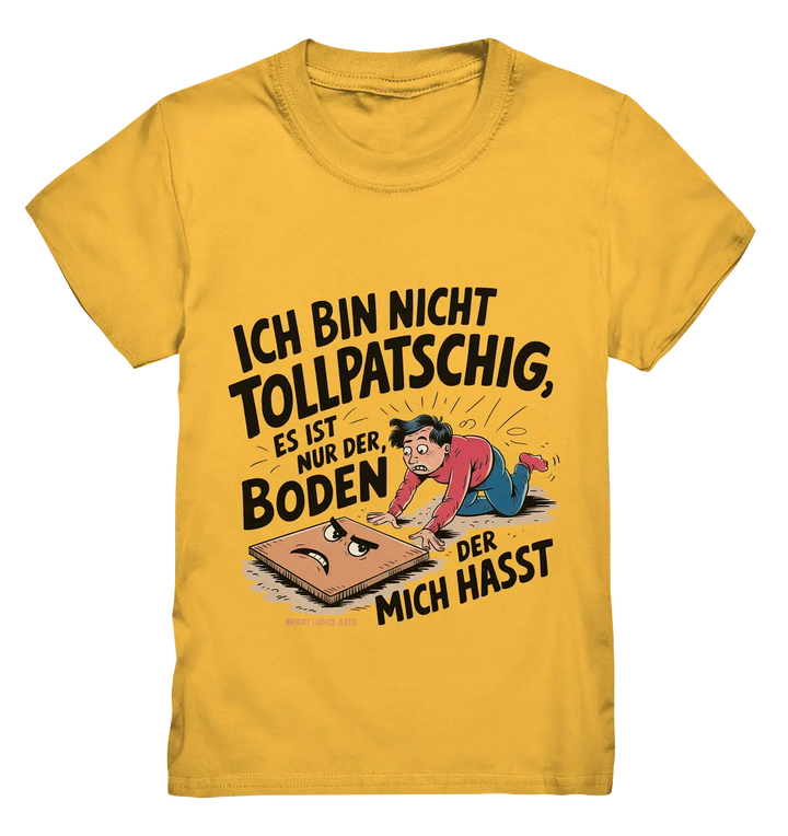 Ich bin nicht tollpatschig - Kids Premium Shirt Bright Lights Arts