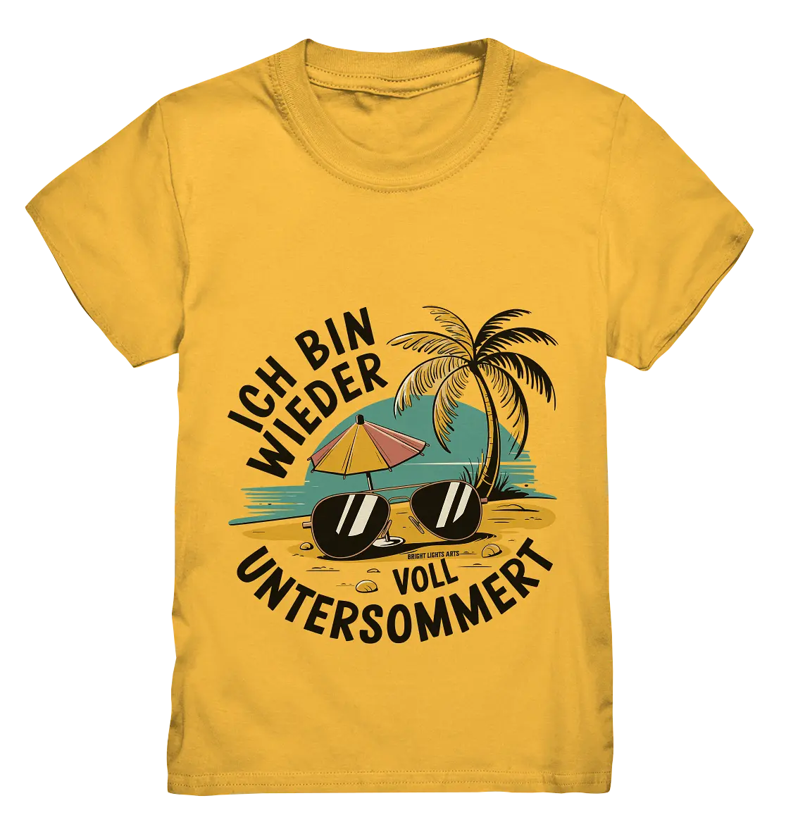 Ich bin wieder voll untersommert  Sommer und Strand - Kids Premium Shirt Bright Lights Arts