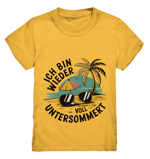 Ich bin wieder voll untersommert  Sommer und Strand - Kids Premium Shirt Bright Lights Arts