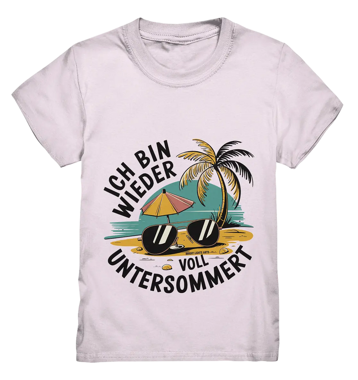 Ich bin wieder voll untersommert  Sommer und Strand - Kids Premium Shirt Bright Lights Arts