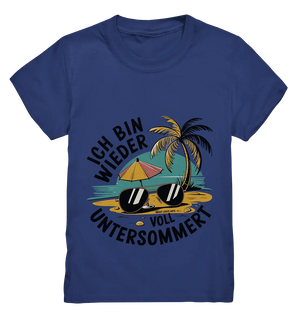 Ich bin wieder voll untersommert  Sommer und Strand - Kids Premium Shirt Bright Lights Arts