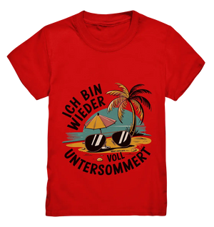 Ich bin wieder voll untersommert  Sommer und Strand - Kids Premium Shirt Bright Lights Arts