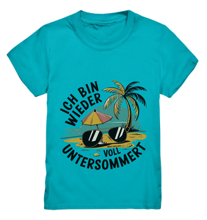 Ich bin wieder voll untersommert  Sommer und Strand - Kids Premium Shirt Bright Lights Arts