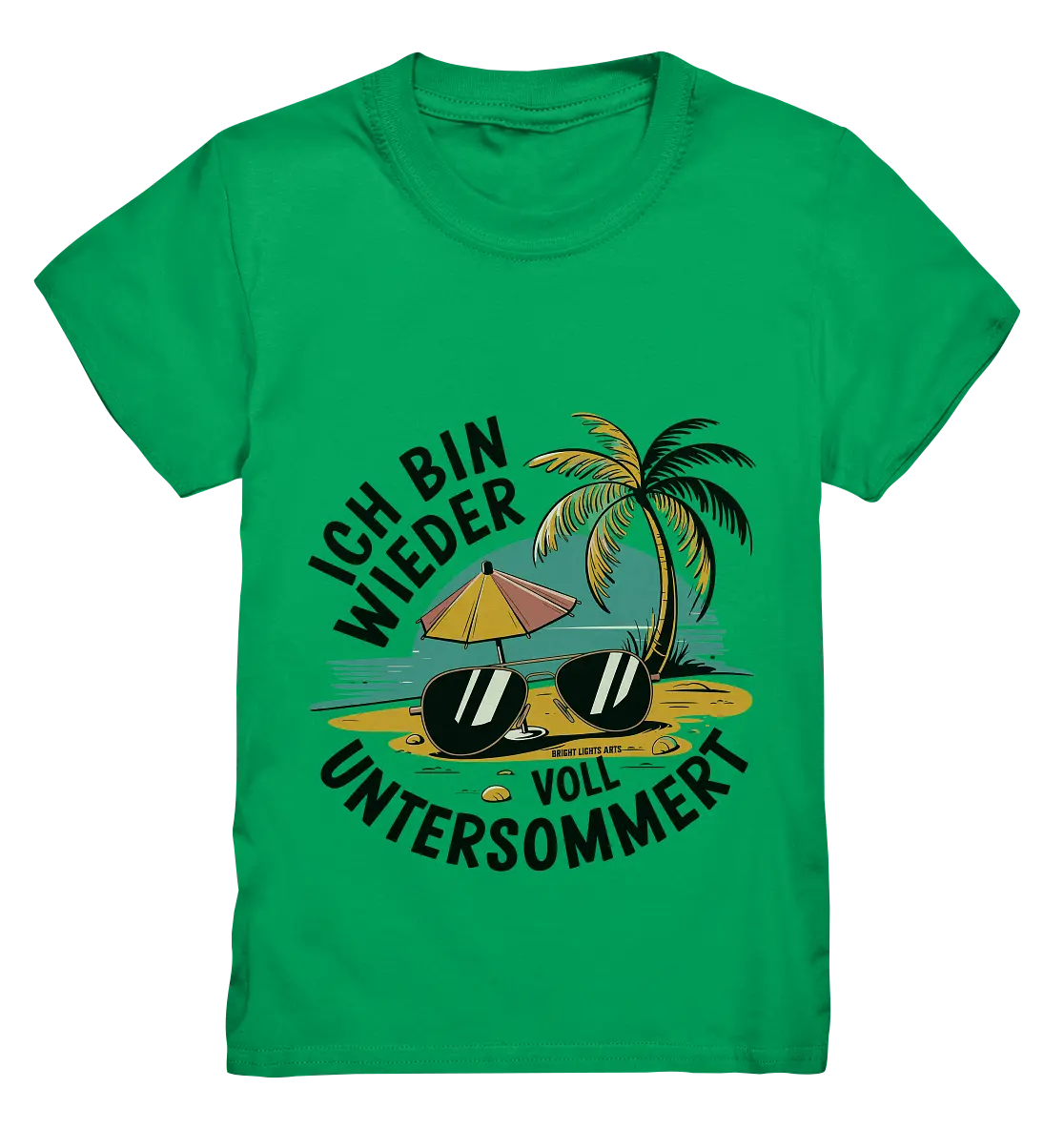 Ich bin wieder voll untersommert  Sommer und Strand - Kids Premium Shirt Bright Lights Arts
