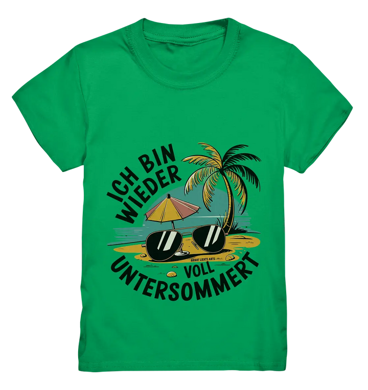 Ich bin wieder voll untersommert  Sommer und Strand - Kids Premium Shirt Bright Lights Arts