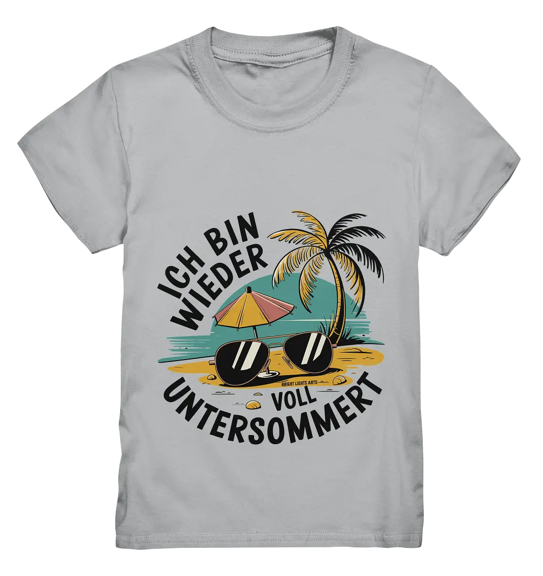 Ich bin wieder voll untersommert  Sommer und Strand - Kids Premium Shirt Bright Lights Arts