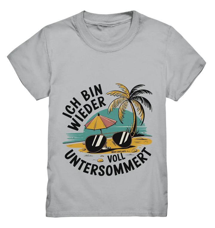 Ich bin wieder voll untersommert  Sommer und Strand - Kids Premium Shirt Bright Lights Arts