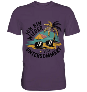 Ich bin wieder voll untersommert  Sommer und Strand - Premium Shirt Bright Lights Arts