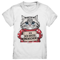 Ich hasse Menschen bunte Katze - Kids Premium Shirt Bright Lights Arts
