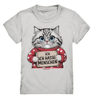 Ich hasse Menschen bunte Katze - Kids Premium Shirt Bright Lights Arts