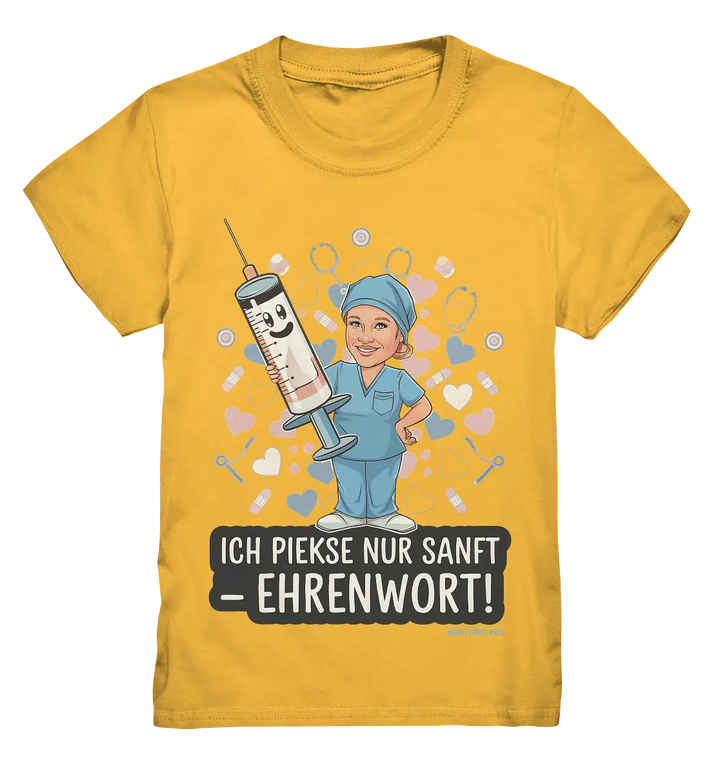 Ich piekse nur sanft - Ehrenwort! - Kids Premium Shirt Bright Lights Arts