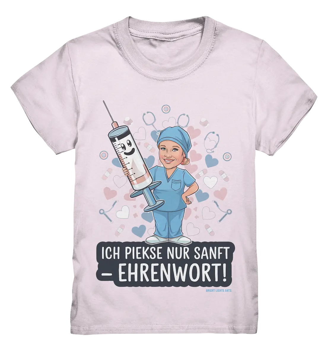 Ich piekse nur sanft - Ehrenwort! - Kids Premium Shirt Bright Lights Arts