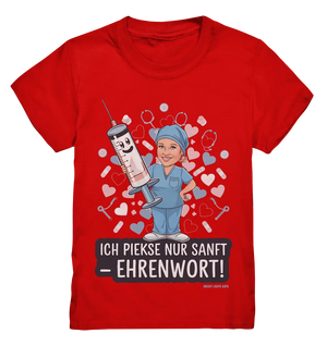 Ich piekse nur sanft - Ehrenwort! - Kids Premium Shirt Bright Lights Arts