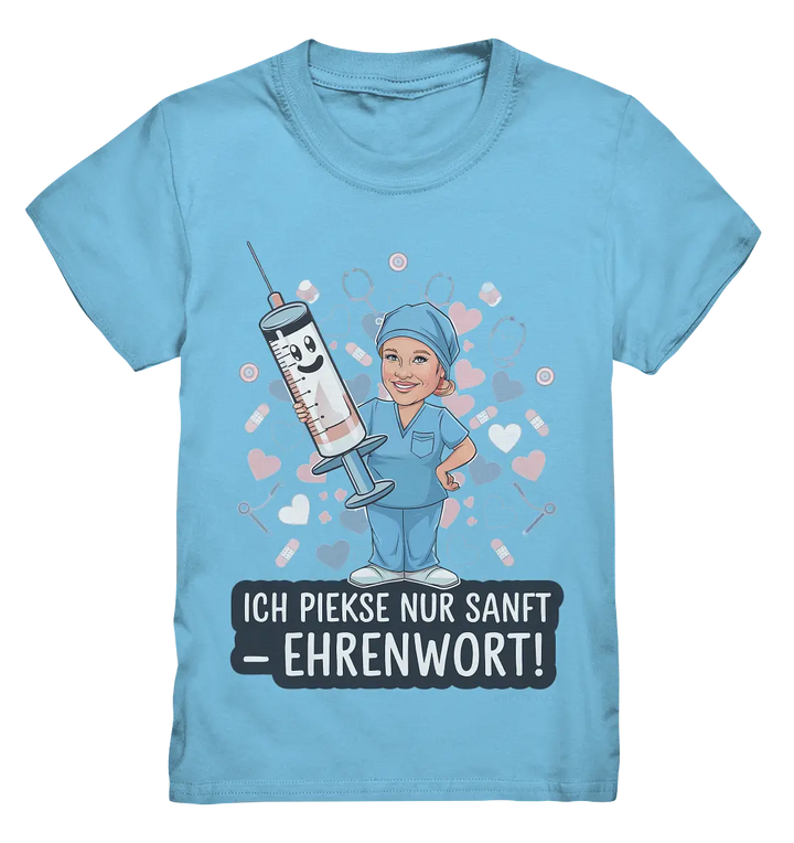 Ich piekse nur sanft - Ehrenwort! - Kids Premium Shirt Bright Lights Arts