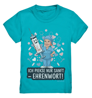 Ich piekse nur sanft - Ehrenwort! - Kids Premium Shirt Bright Lights Arts