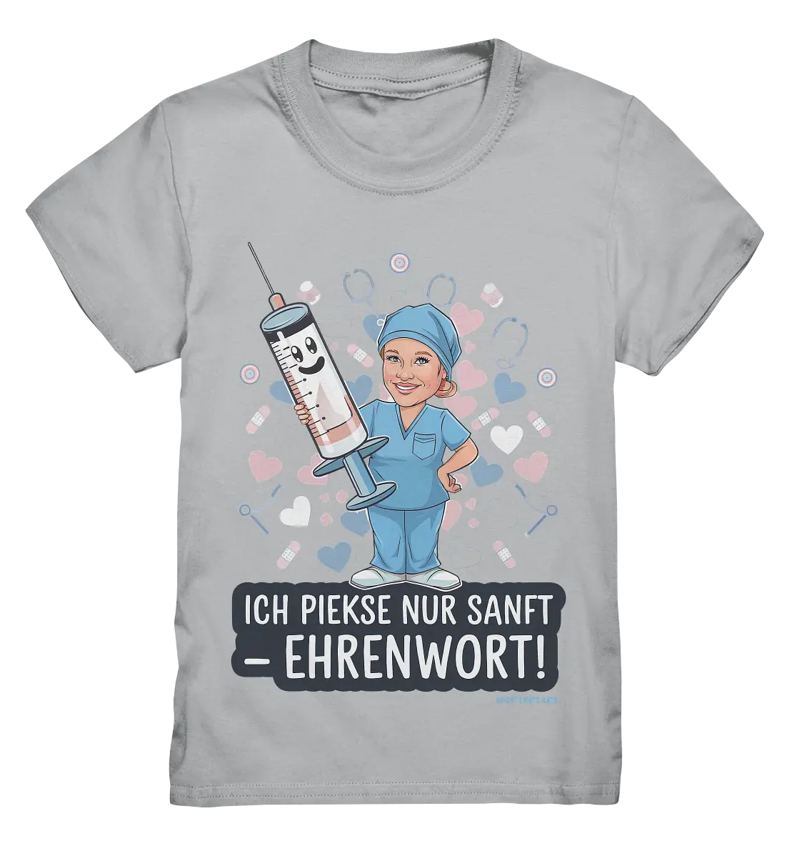 Ich piekse nur sanft - Ehrenwort! - Kids Premium Shirt Bright Lights Arts