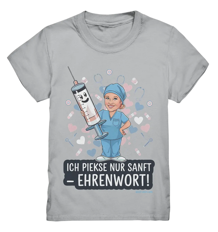 Ich piekse nur sanft - Ehrenwort! - Kids Premium Shirt Bright Lights Arts