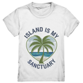 Island Is My Sanctuary - Tropische Ruhe - Kids Premium Shirt Bright Lights Arts