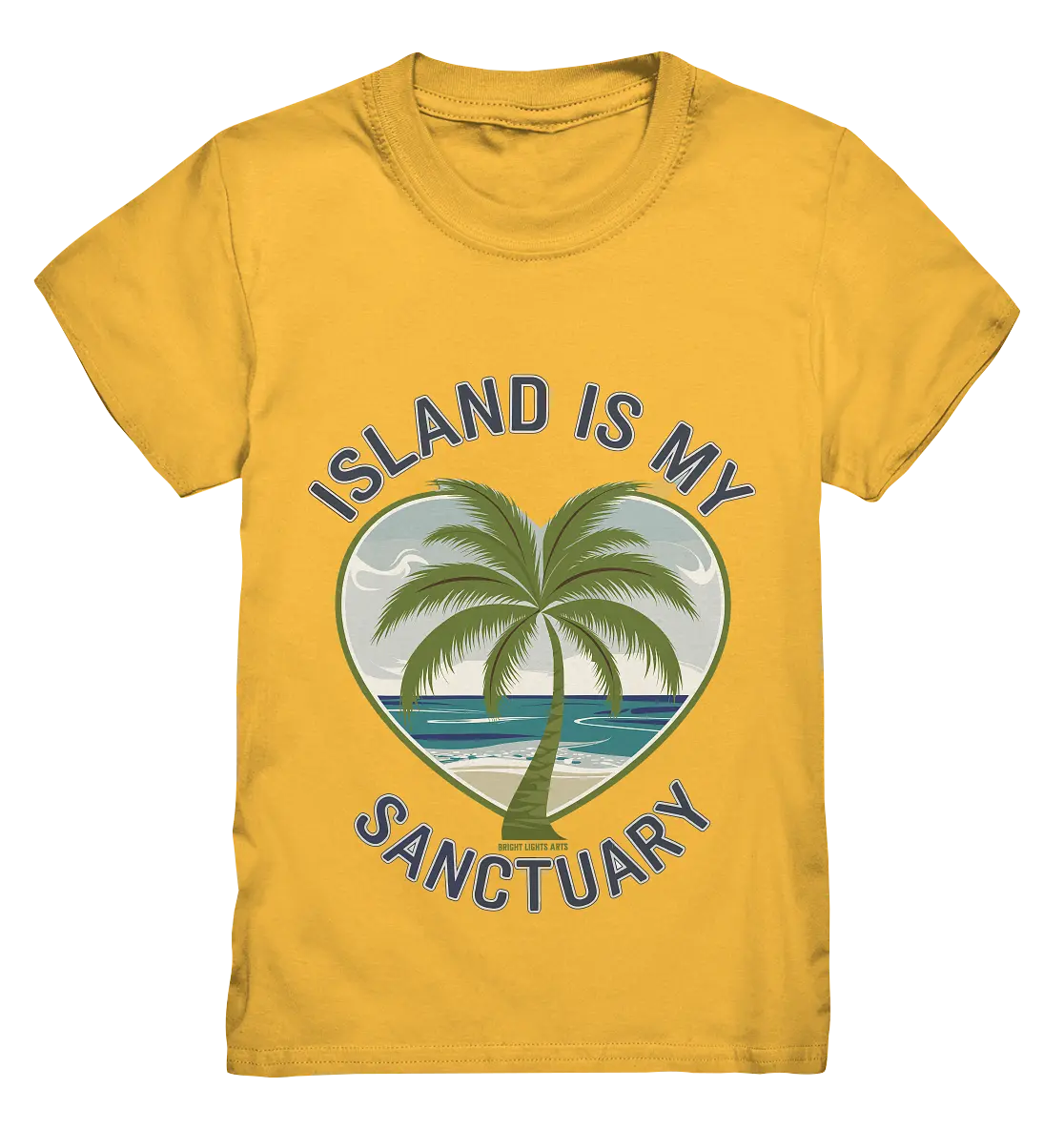Island Is My Sanctuary - Tropische Ruhe - Kids Premium Shirt Bright Lights Arts