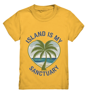 Island Is My Sanctuary - Tropische Ruhe - Kids Premium Shirt Bright Lights Arts