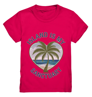 Island Is My Sanctuary - Tropische Ruhe - Kids Premium Shirt Bright Lights Arts