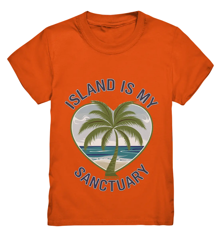 Island Is My Sanctuary - Tropische Ruhe - Kids Premium Shirt Bright Lights Arts