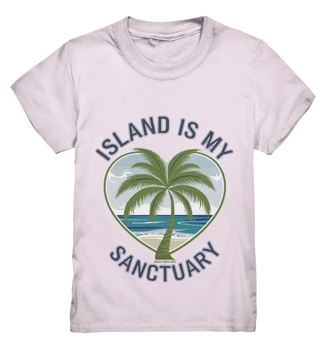 Island Is My Sanctuary - Tropische Ruhe - Kids Premium Shirt Bright Lights Arts