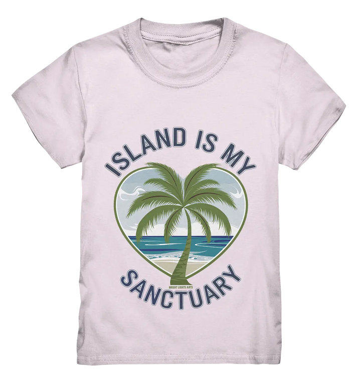 Island Is My Sanctuary - Tropische Ruhe - Kids Premium Shirt Bright Lights Arts