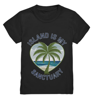 Island Is My Sanctuary - Tropische Ruhe - Kids Premium Shirt Bright Lights Arts