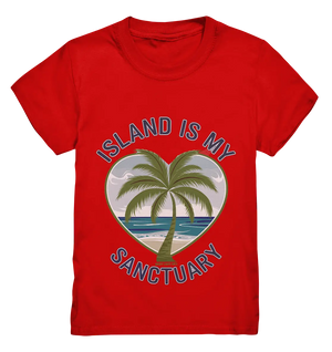 Island Is My Sanctuary - Tropische Ruhe - Kids Premium Shirt Bright Lights Arts