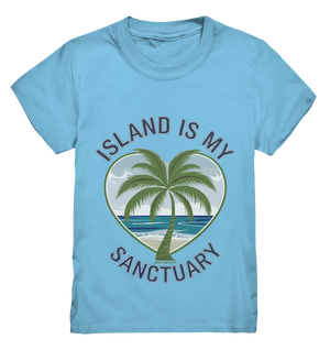 Island Is My Sanctuary - Tropische Ruhe - Kids Premium Shirt Bright Lights Arts
