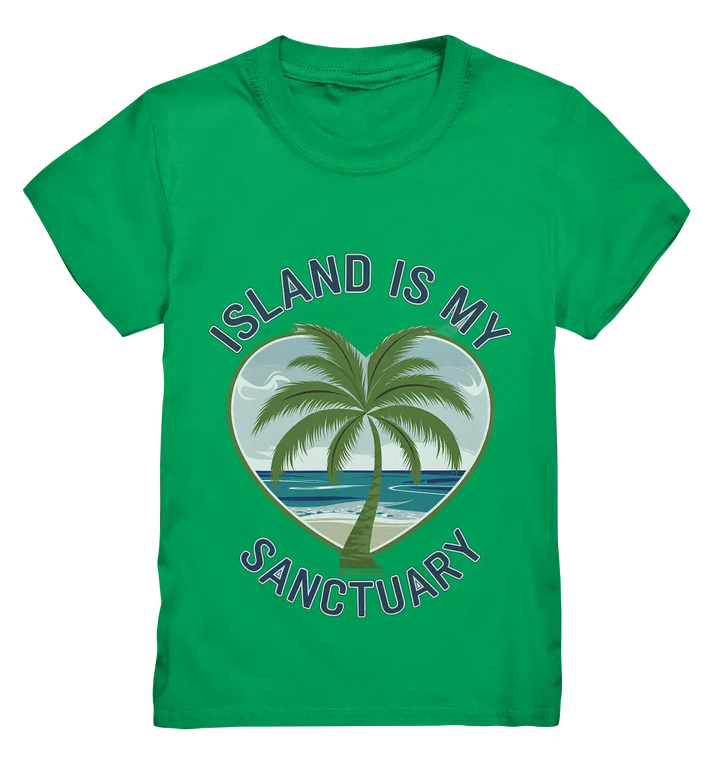 Island Is My Sanctuary - Tropische Ruhe - Kids Premium Shirt Bright Lights Arts