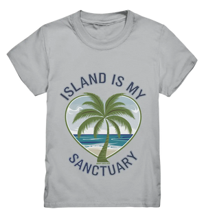 Island Is My Sanctuary - Tropische Ruhe - Kids Premium Shirt Bright Lights Arts