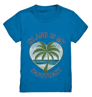 Island Is My Sanctuary - Tropische Ruhe - Kids Premium Shirt Bright Lights Arts