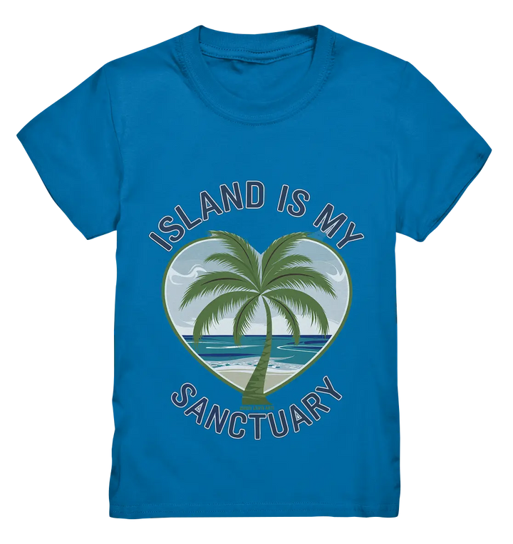 Island Is My Sanctuary - Tropische Ruhe - Kids Premium Shirt Bright Lights Arts