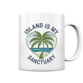 Island Is My Sanctuary - Tropische Ruhe - Tasse glossy Bright Lights Arts