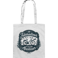 JEDE Fahrradtour IST EIN KLEINES Abenteuer Inspirierendes Outdoor Design - Baumwolltasche Bright Lights Arts