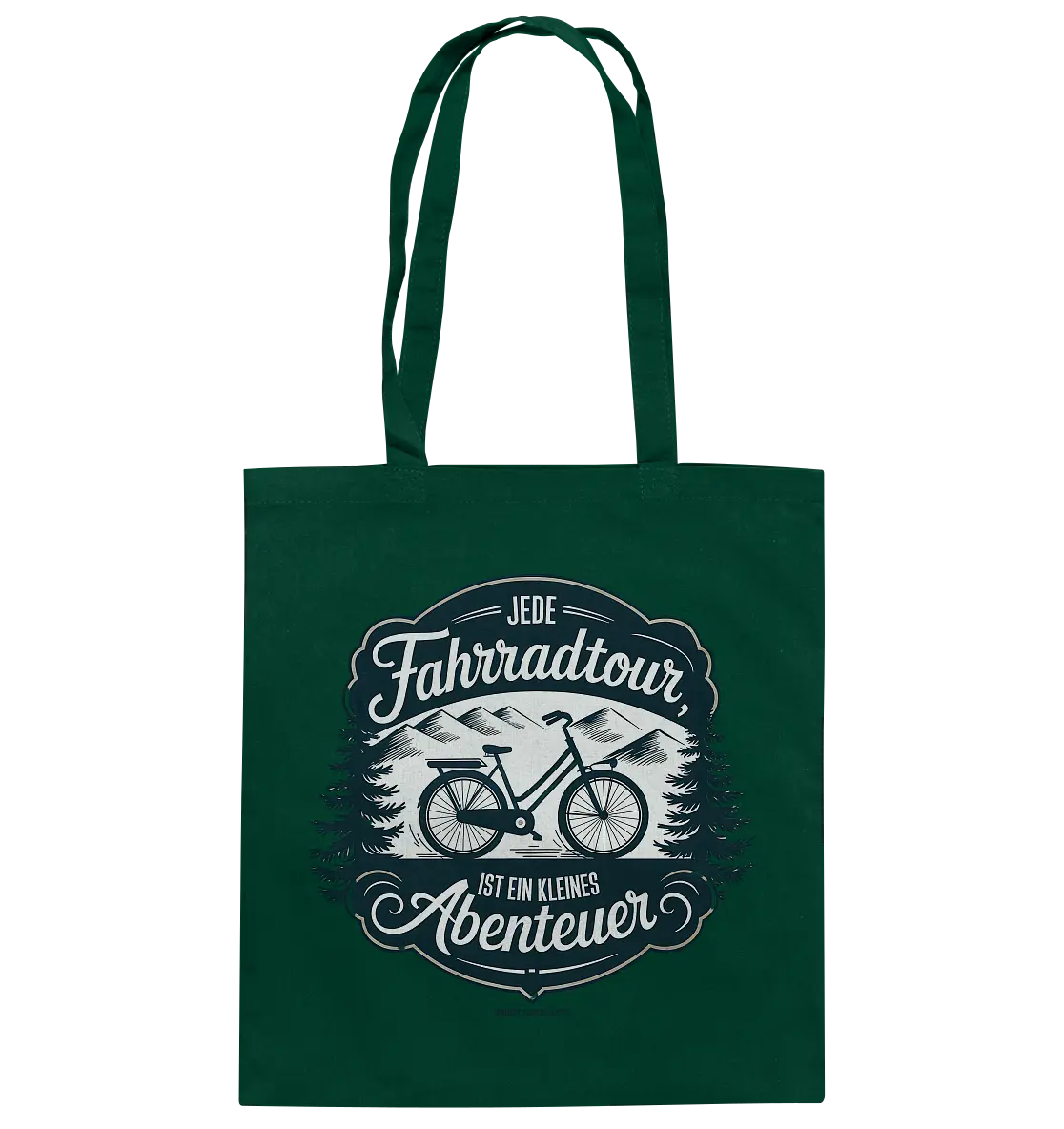 JEDE Fahrradtour IST EIN KLEINES Abenteuer Inspirierendes Outdoor Design - Baumwolltasche Bright Lights Arts