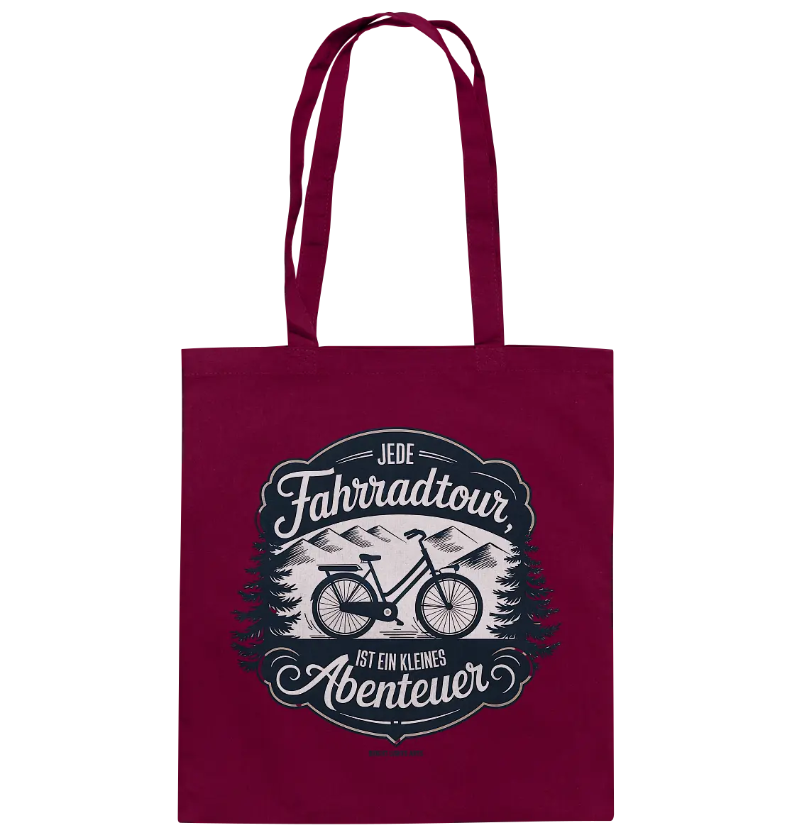 JEDE Fahrradtour IST EIN KLEINES Abenteuer Inspirierendes Outdoor Design - Baumwolltasche Bright Lights Arts