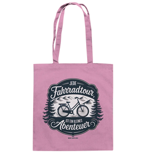 JEDE Fahrradtour IST EIN KLEINES Abenteuer Inspirierendes Outdoor Design - Baumwolltasche Bright Lights Arts