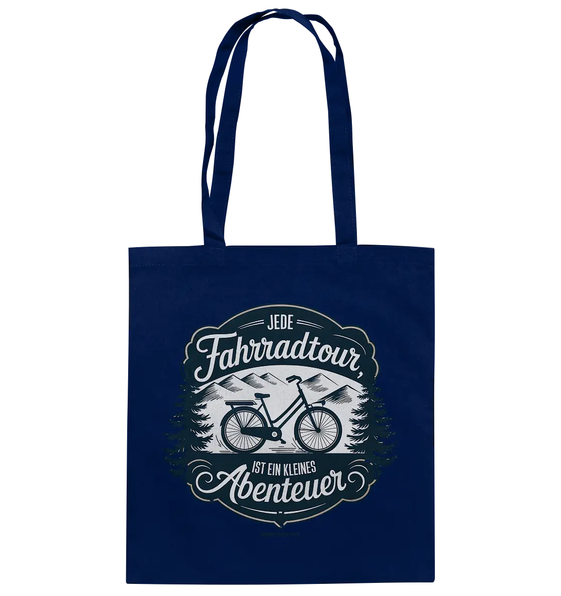 JEDE Fahrradtour IST EIN KLEINES Abenteuer Inspirierendes Outdoor Design - Baumwolltasche Bright Lights Arts