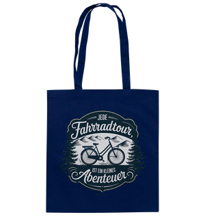JEDE Fahrradtour IST EIN KLEINES Abenteuer Inspirierendes Outdoor Design - Baumwolltasche Bright Lights Arts