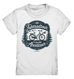 JEDE Fahrradtour IST EIN KLEINES Abenteuer Inspirierendes Outdoor Design - Kids Premium Shirt Bright Lights Arts