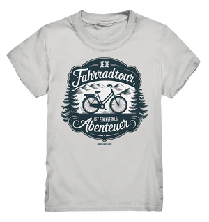 JEDE Fahrradtour IST EIN KLEINES Abenteuer Inspirierendes Outdoor Design - Kids Premium Shirt Bright Lights Arts