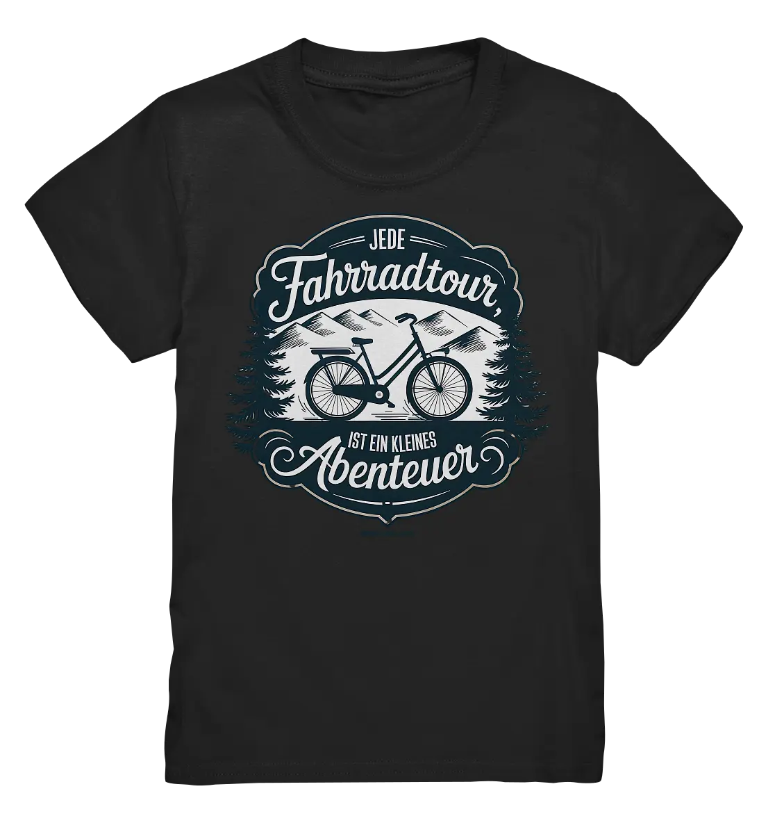JEDE Fahrradtour IST EIN KLEINES Abenteuer Inspirierendes Outdoor Design - Kids Premium Shirt Bright Lights Arts